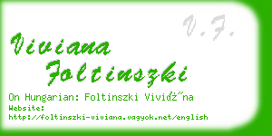 viviana foltinszki business card